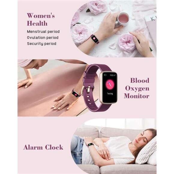 Women\'s Watch Fitness Tracker Digital Watch with Heart Rate Monitor Pedometer main image 3